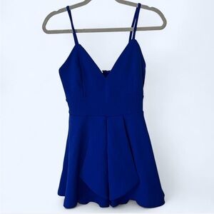 a'gaci Royal Blue Romper with straps